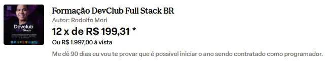 Formação DevClub Full Stack BR